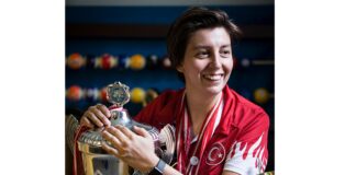 Eylül Kibaroğlu ”Pool Bilardo Avrupa Şampiyonu” Eylül Kibaroğlu